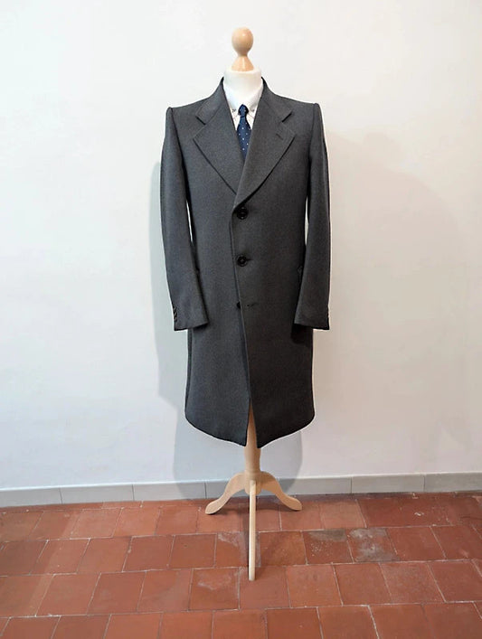 Classic gray wool coat