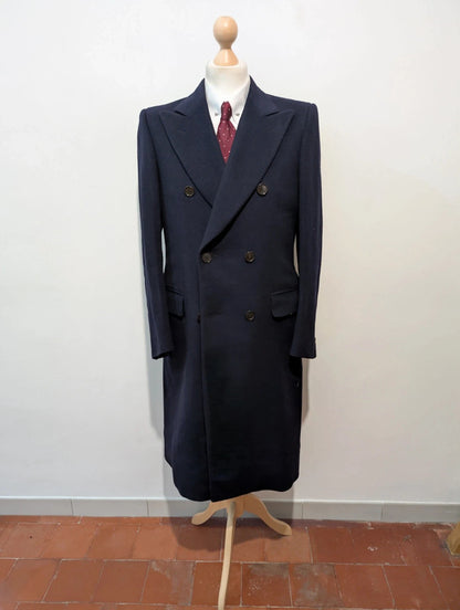 Sublime manteau croisé en laine