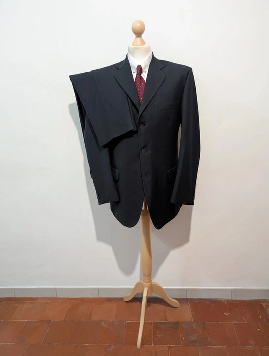 Classique costume bleu marine en laine