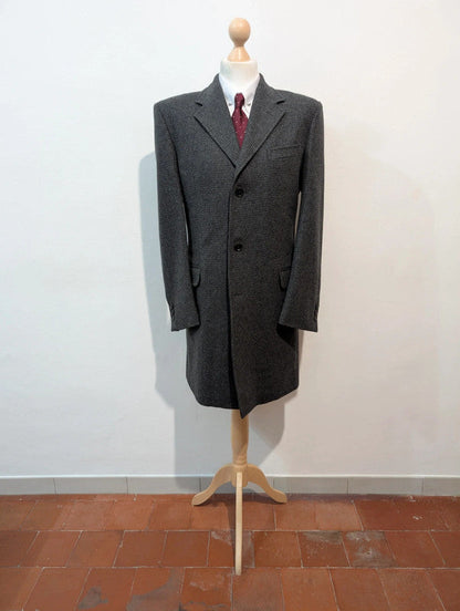 Chouet manteau gris chinés en laine