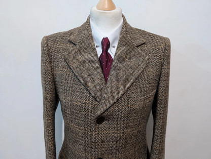 Incroyable manteau marron en tweed