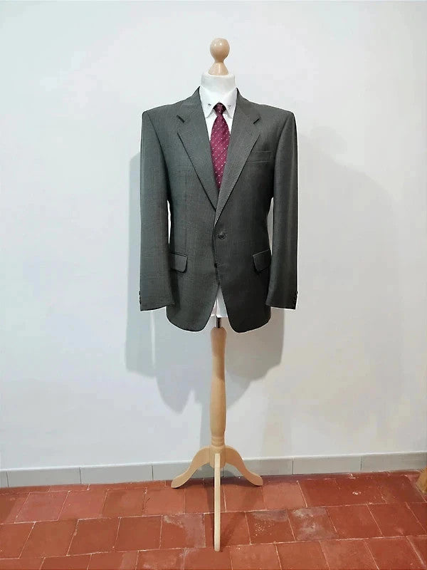 Perfect gray prince of wales suit