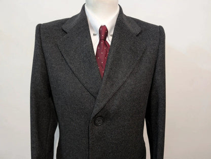 Génial manteau gris en laine et cachemire