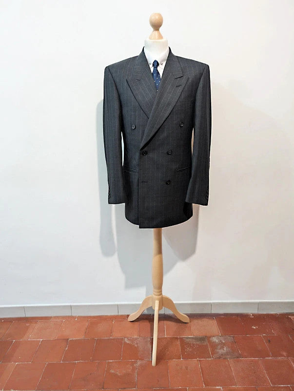 Wicked pinstripe wool double-breasted suit