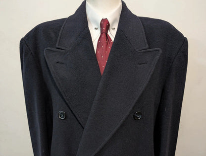 Géant manteau croisé en laine