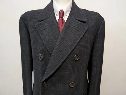 Sublime manteau en laine lourde