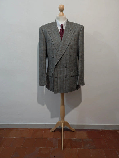 Sublime costume croisé en flanelle