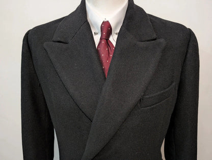 Superbe manteau croisé en laine