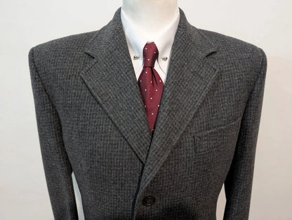 Chouet manteau gris chinés en laine
