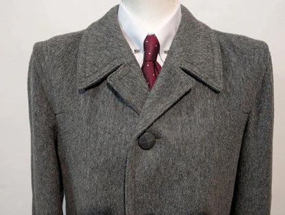Élégant loden gris en laine
