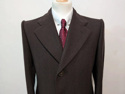 Splendide manteau marron a chevron