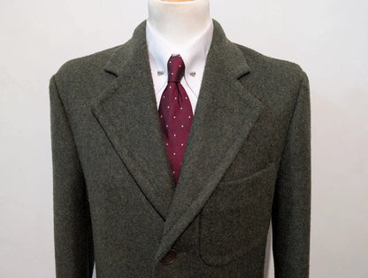Incroyable manteau vert en laine