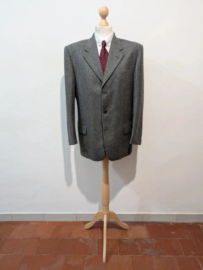 Magnifique costume gris en flanelle lourde