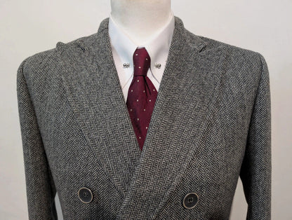 Magnifique manteau polo coat en tweed