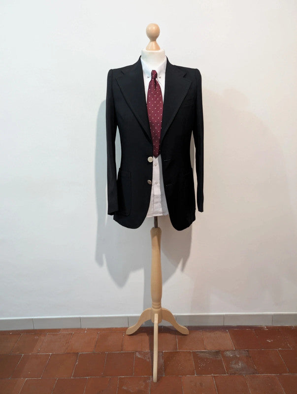 Dark black wool jacket