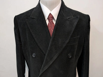 Magnifique manteau polo coat en velours
