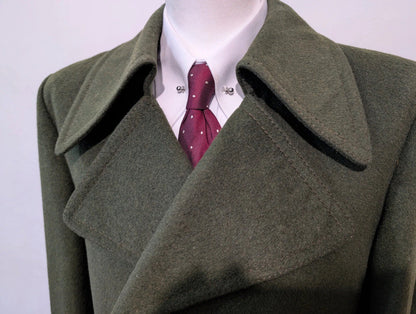Mignon caban en loden vert