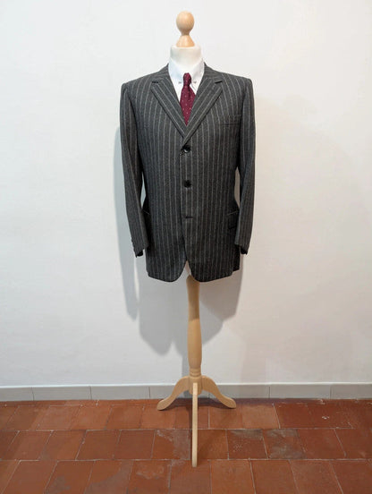Méchant costume chalkstripe en flanelle lourde