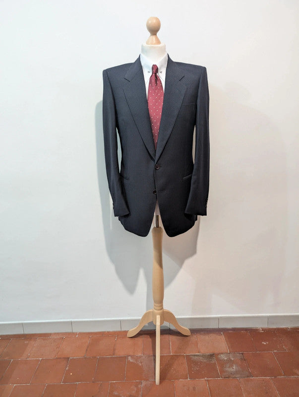 Flamboyant pinstripe wool suit