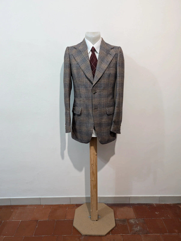 Sad Prince of Wales flannel suit