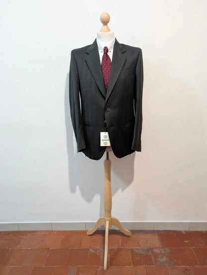 Méchant costume pinstripe en laine