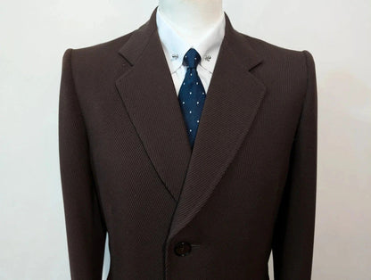 Magnifique manteau marron bespoke