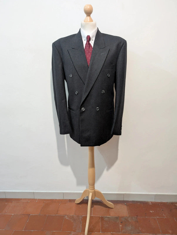 Furieux costume croisé en flanelle lourde