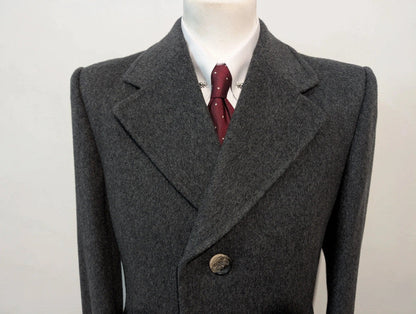 Incroyable manteau gris en laine