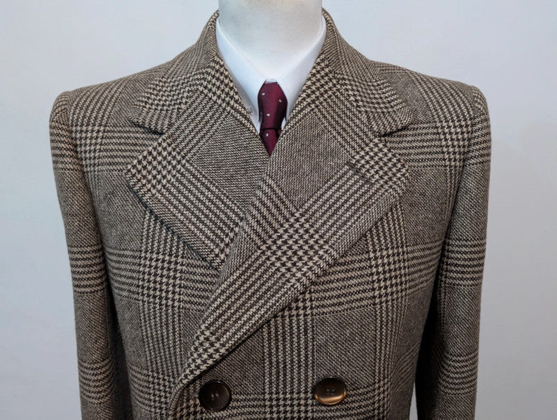 Incroyable manteau croisé en tweed