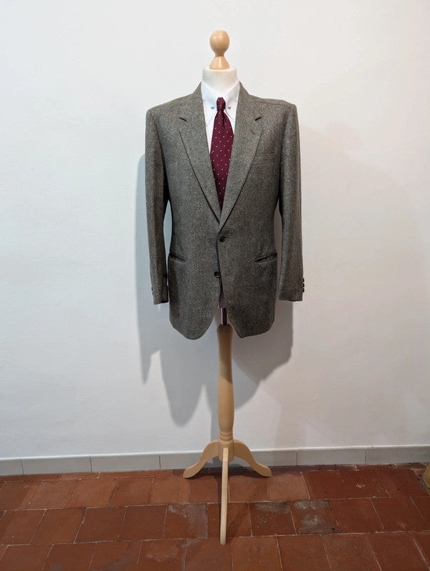 Legendary gray tweed suit