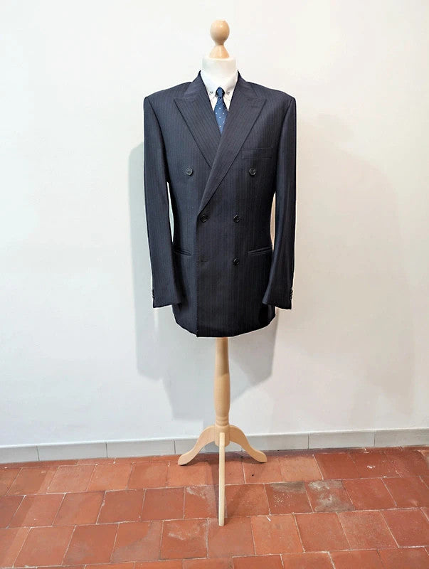 Splendid pinstripe flannel double-breasted suit