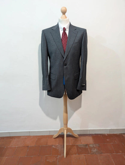 Superb pinstripe flannel suit