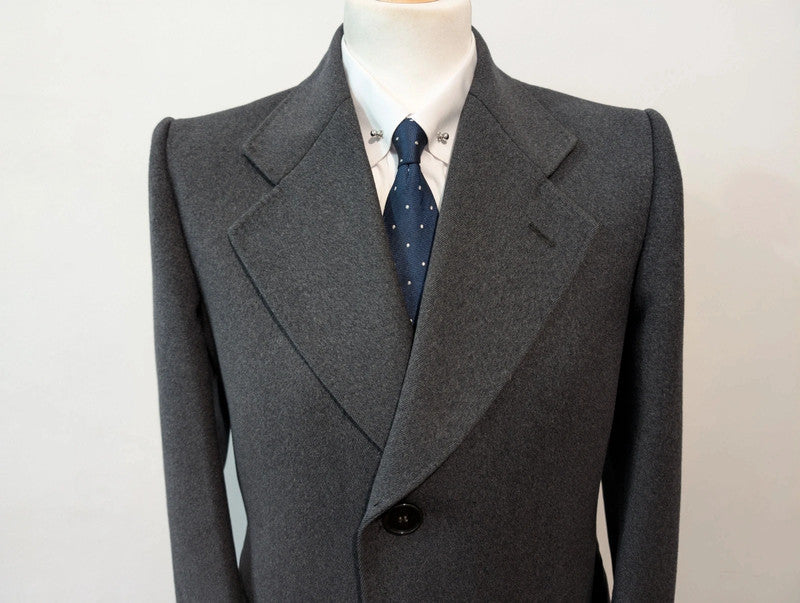 Classic gray wool coat