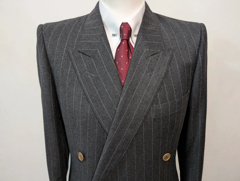 Dangerous Chalkstripe Flannel Double Breasted Suit