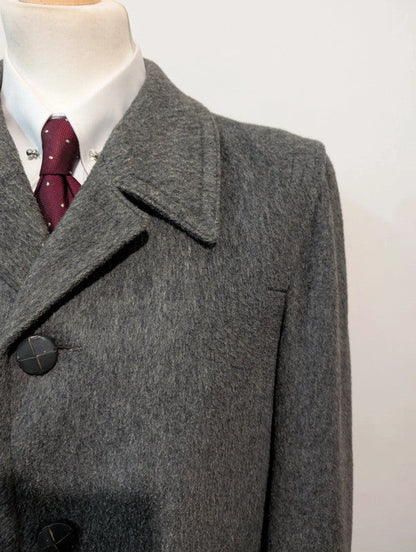 Élégant loden gris en laine