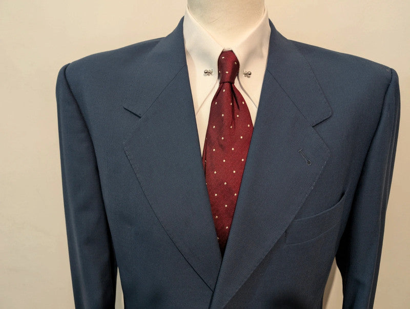 Perfect blue wool suit