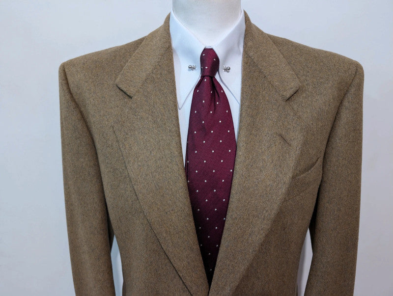 Amazing khaki brown wool jacket