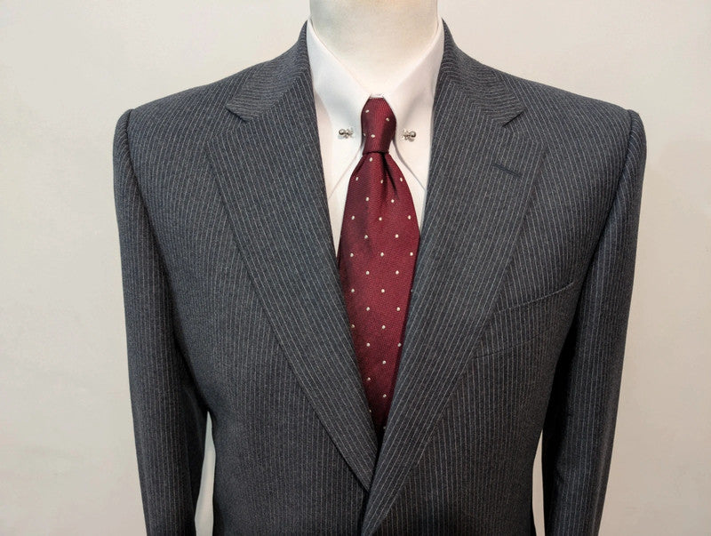 Gorgeous pinstripe flannel suit