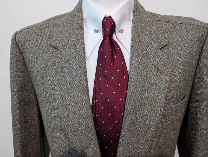 Legendary gray tweed suit