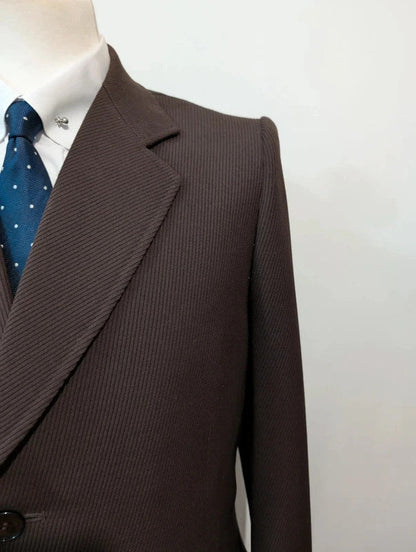 Magnifique manteau marron bespoke