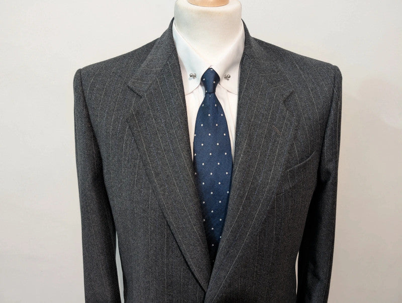 Super pinstripe flannel suit