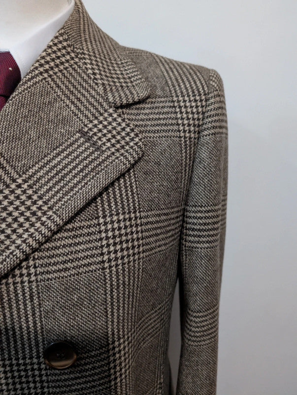 Incroyable manteau croisé en tweed