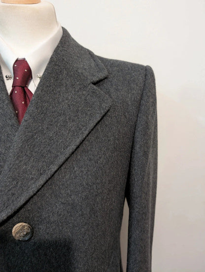 Incroyable manteau gris en laine