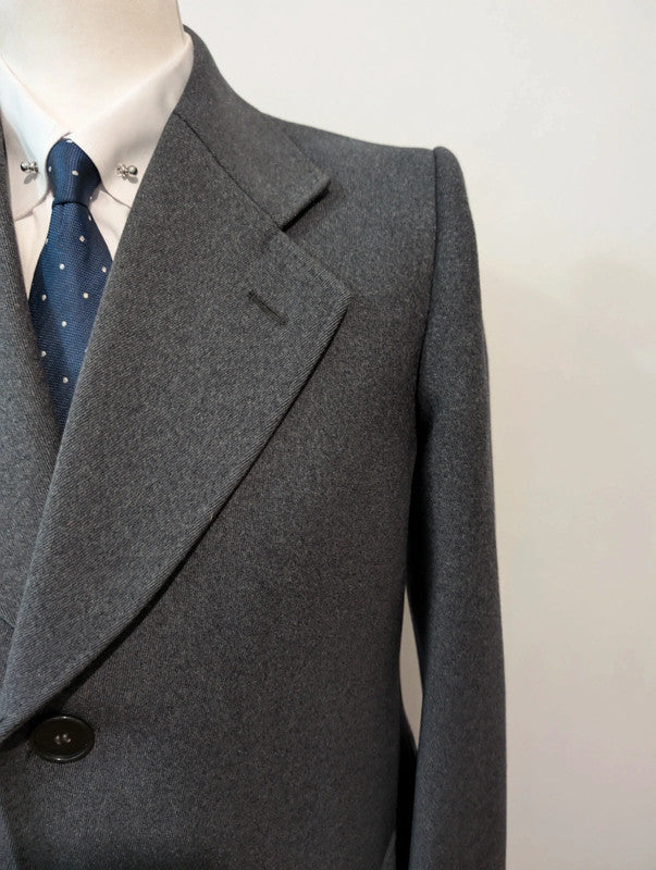 Classic gray wool coat