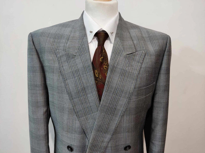 Original gray double-breasted suit