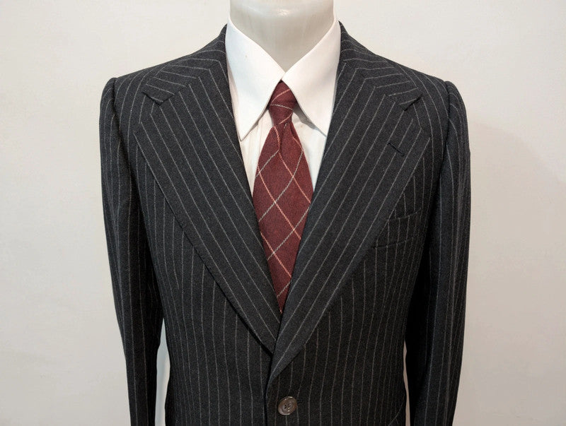 Magnifique costume chalkstripe en flanelle