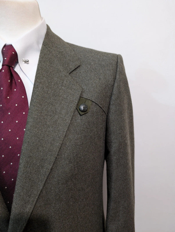 Splendid green wool flannel jacket