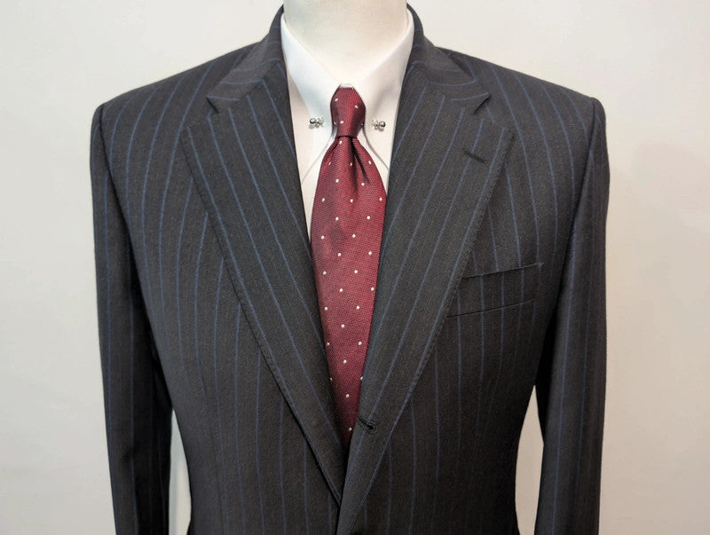 Super wool pinstripe suit