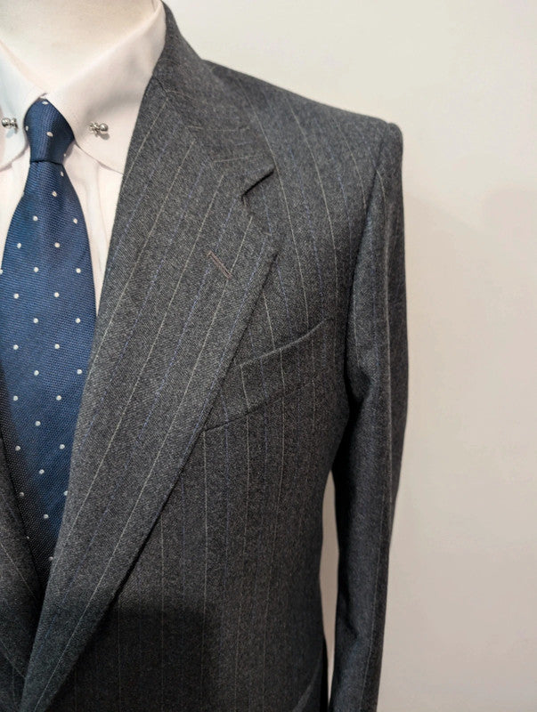 Super pinstripe flannel suit