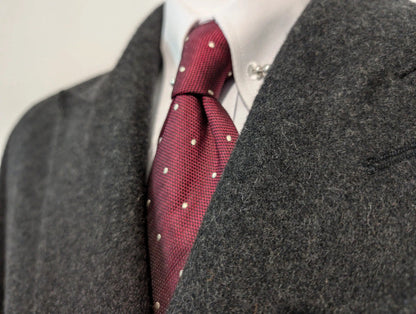 Furieux manteau croisé gris en laine